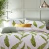 Furn. Plantain Botanical Leaves Reversible Duvet Cover And Pillowcase Set -Next shop 116785s