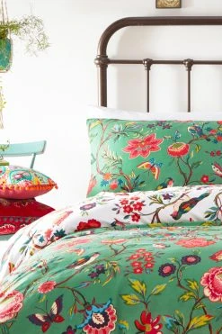Alternative view of Furn. Pomelo Tropical Floral Reversible Duvet Cover And Pillowcase Set