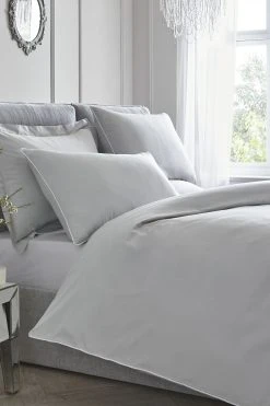 Appletree Piped Edge Cotton Duvet Cover And Pillowcase Set