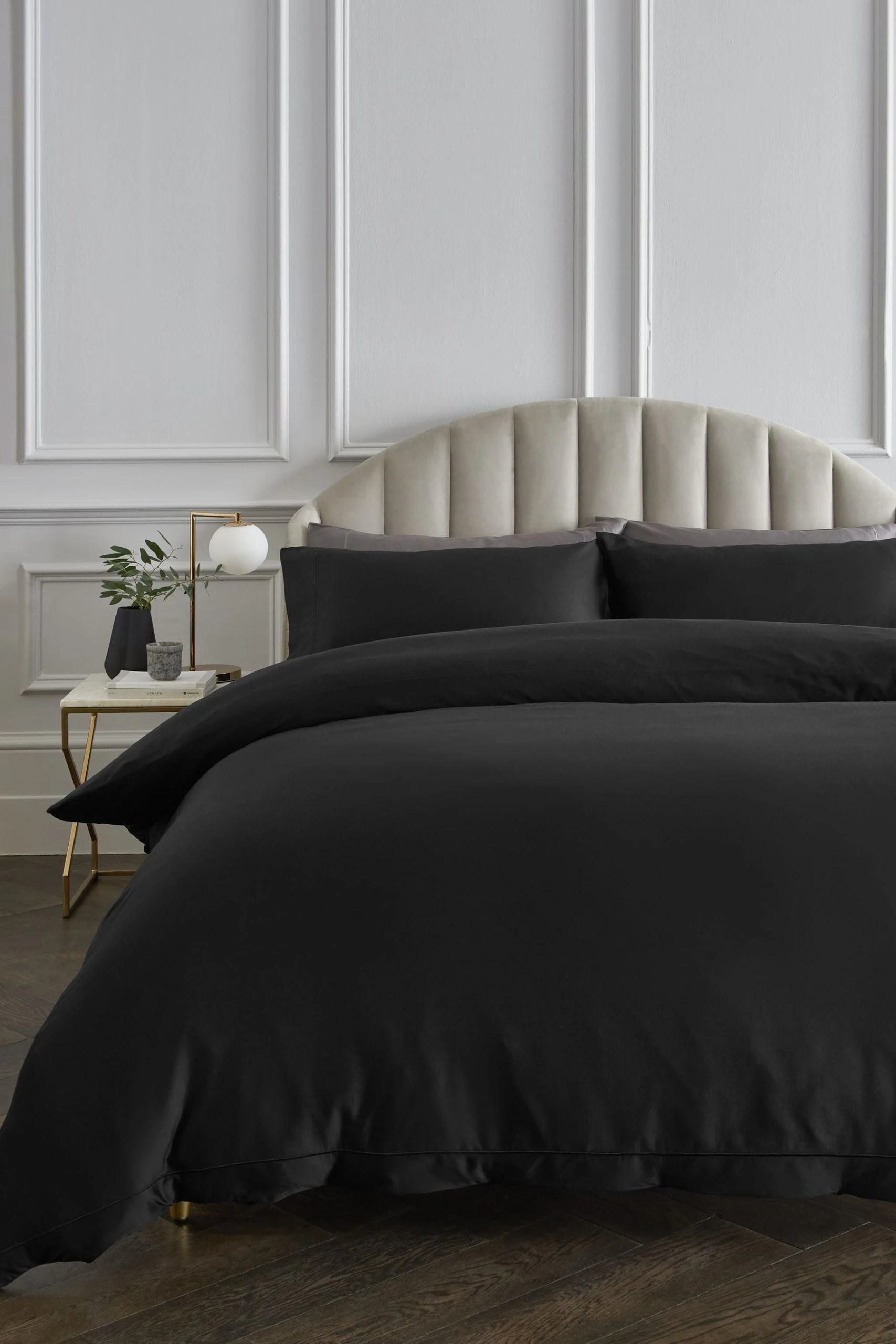 Next Collection Luxe 300 Thread Count 100% Cotton Sateen Duvet Cover And Pillowcase Set 3 Next Collection Luxe 300 Thread Count 100% Cotton Sateen Duvet Cover And Pillowcase Set