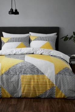 Catherine Lansfield Larsson Geo Duvet Cover And Pillowcase Set