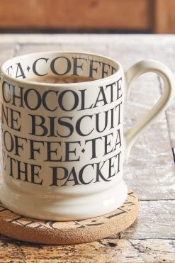 Emma Bridgewater Black Toast Half Pint Mug