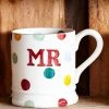 Emma Bridgewater Set Of 2 Polka Dot Mr & Mrs Half Pint Mugs 1 Emma Bridgewater Set Of 2 Polka Dot Mr & Mrs Half Pint Mugs -Next shop 441342s