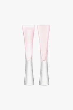 Alternative view of LSA International Set Of 2 Moya Blush Champagne Flutes