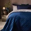 Next Hamilton Velvet Quilted Bedspread