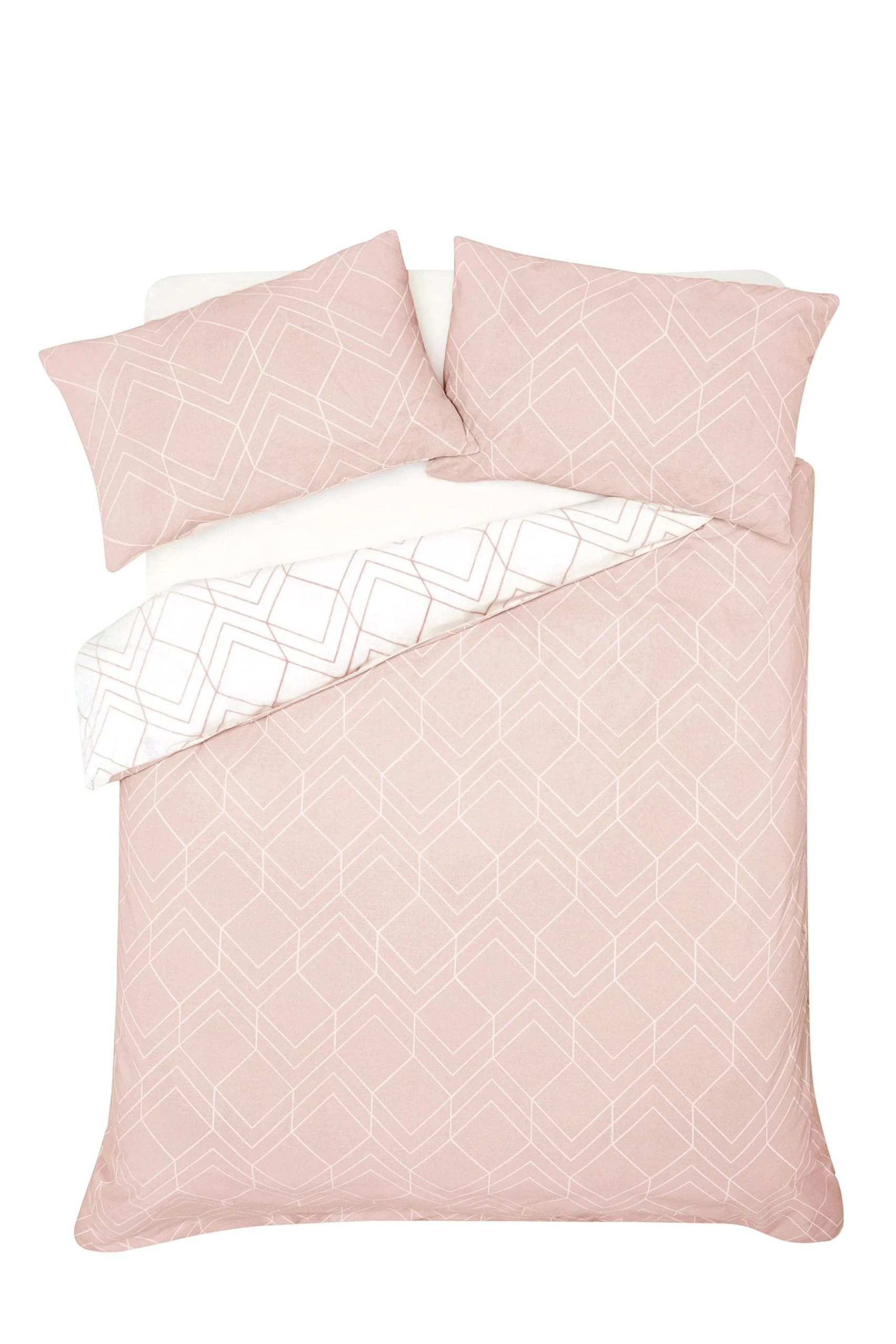 Next 2 Pack Reversible Duvet Cover And Pillowcase Set - Image 6