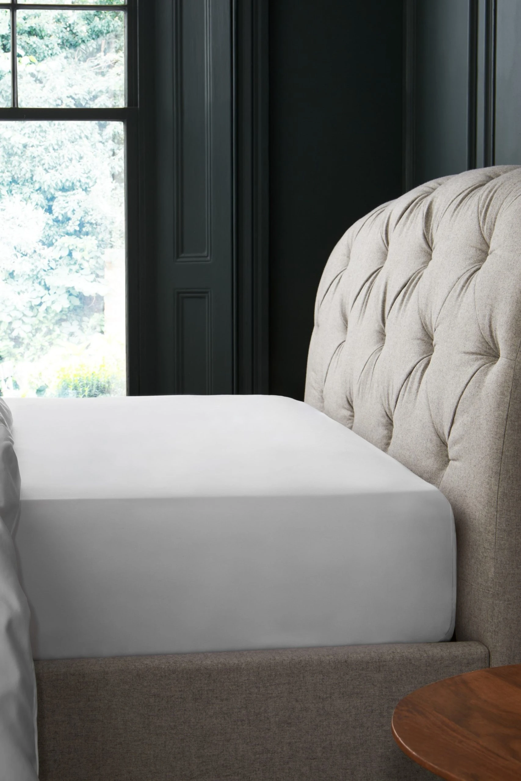 Next Collection Luxe 1000 Thread Count 100% Cotton Sateen Extra Deep Fitted Sheet - Image 4