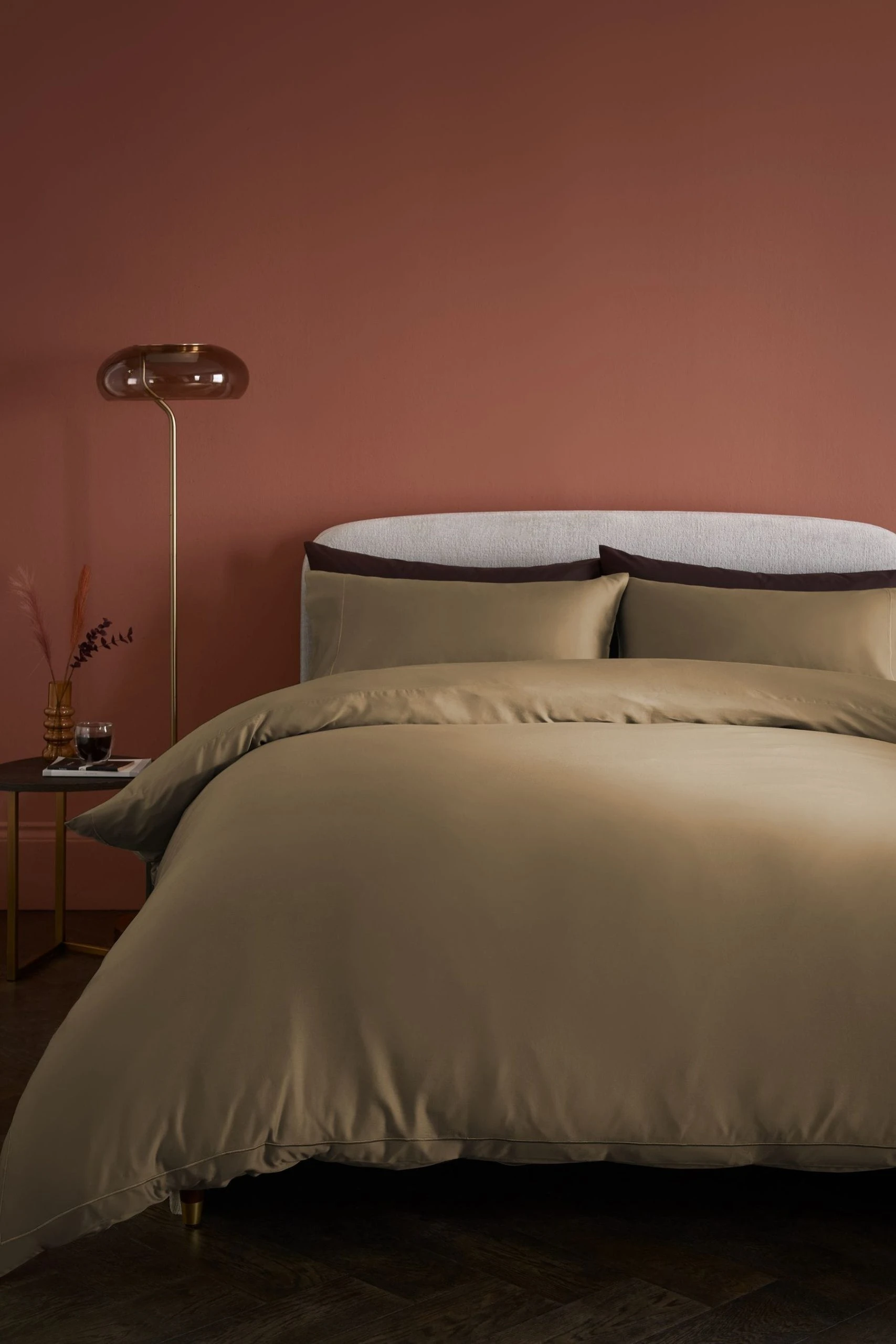 Next Collection Luxe 300 Thread Count 100% Cotton Sateen Duvet Cover And Pillowcase Set 3 Next Collection Luxe 300 Thread Count 100% Cotton Sateen Duvet Cover And Pillowcase Set