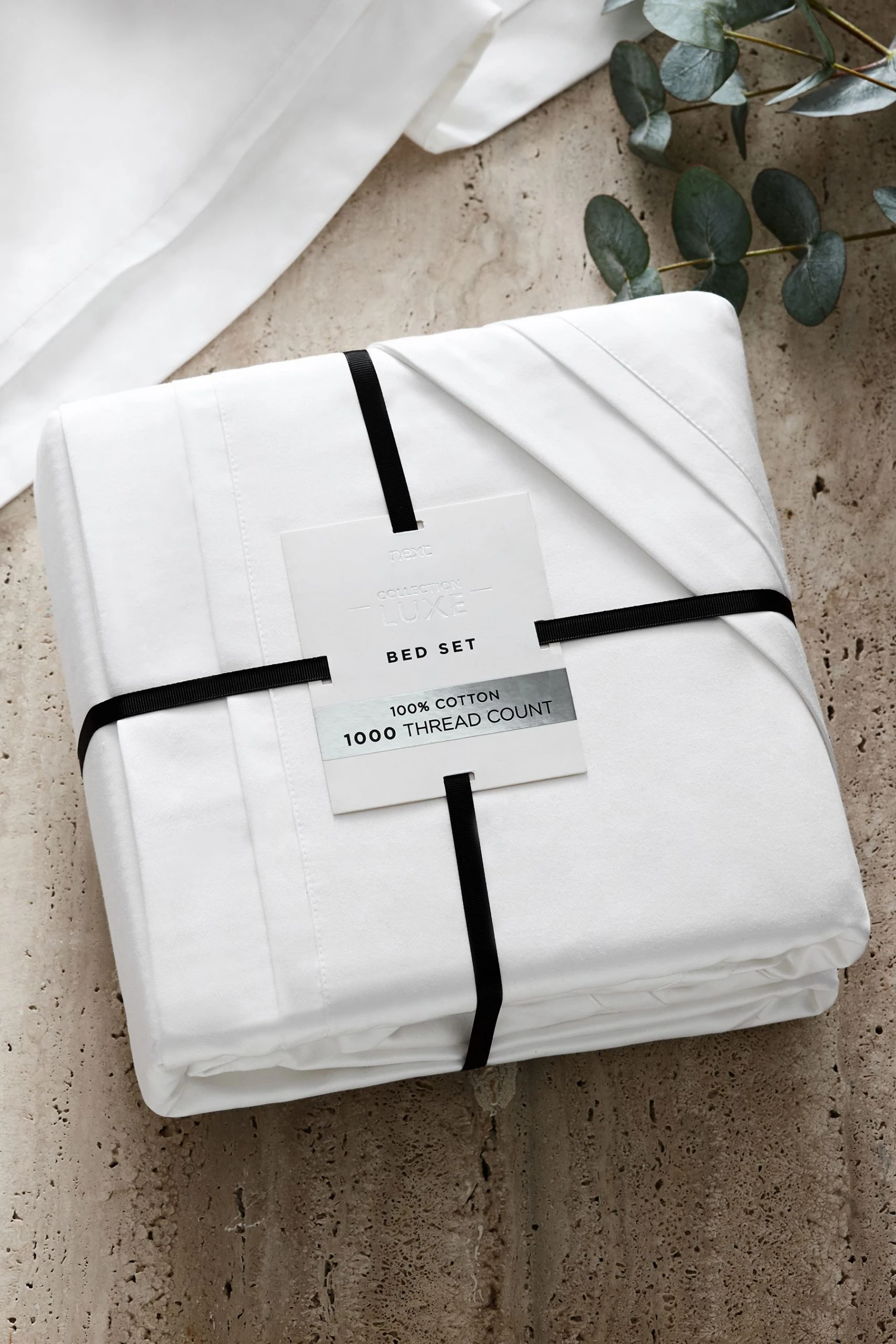 Next Collection Luxe 1000 Thread Count 100% Cotton Sateen Duvet Cover And Pillowcase Set 6 Next Collection Luxe 1000 Thread Count 100% Cotton Sateen Duvet Cover And Pillowcase Set - Image 4