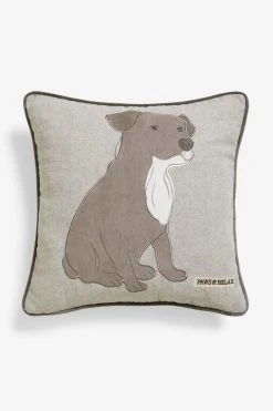 Next Saffy The Staffy Cushion -Next shop 7551Z6s2