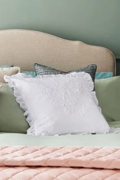 Next Embroidered Heart Cushion