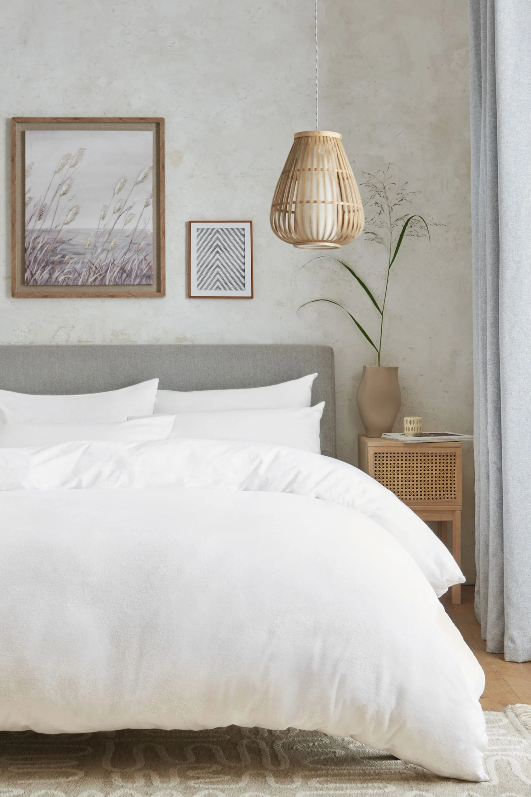 Next 100% Cotton Supersoft Brushed Duvet Cover And Pillowcase Set - Image 2