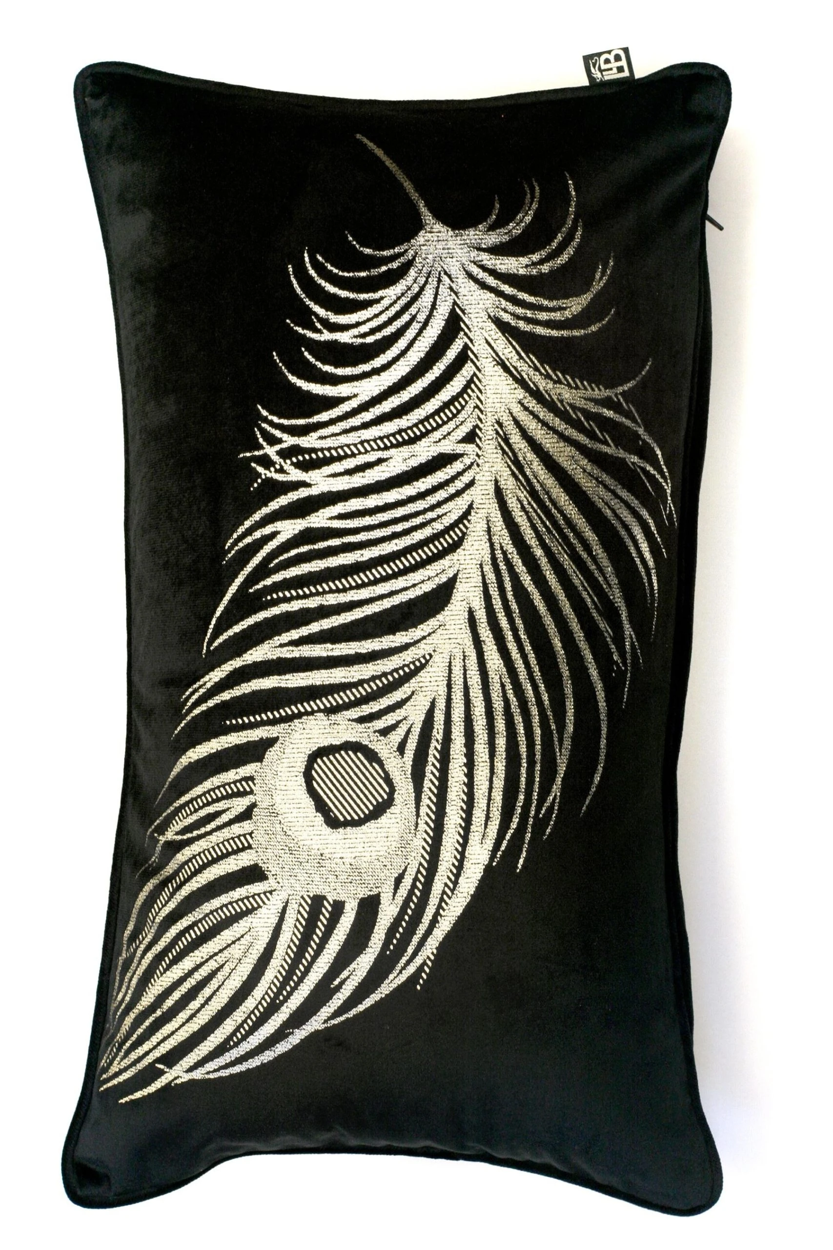 Laurence Llewelyn-Bowen Dandy Velvet Metallic Feather Cushion 3 Laurence Llewelyn-Bowen Dandy Velvet Metallic Feather Cushion