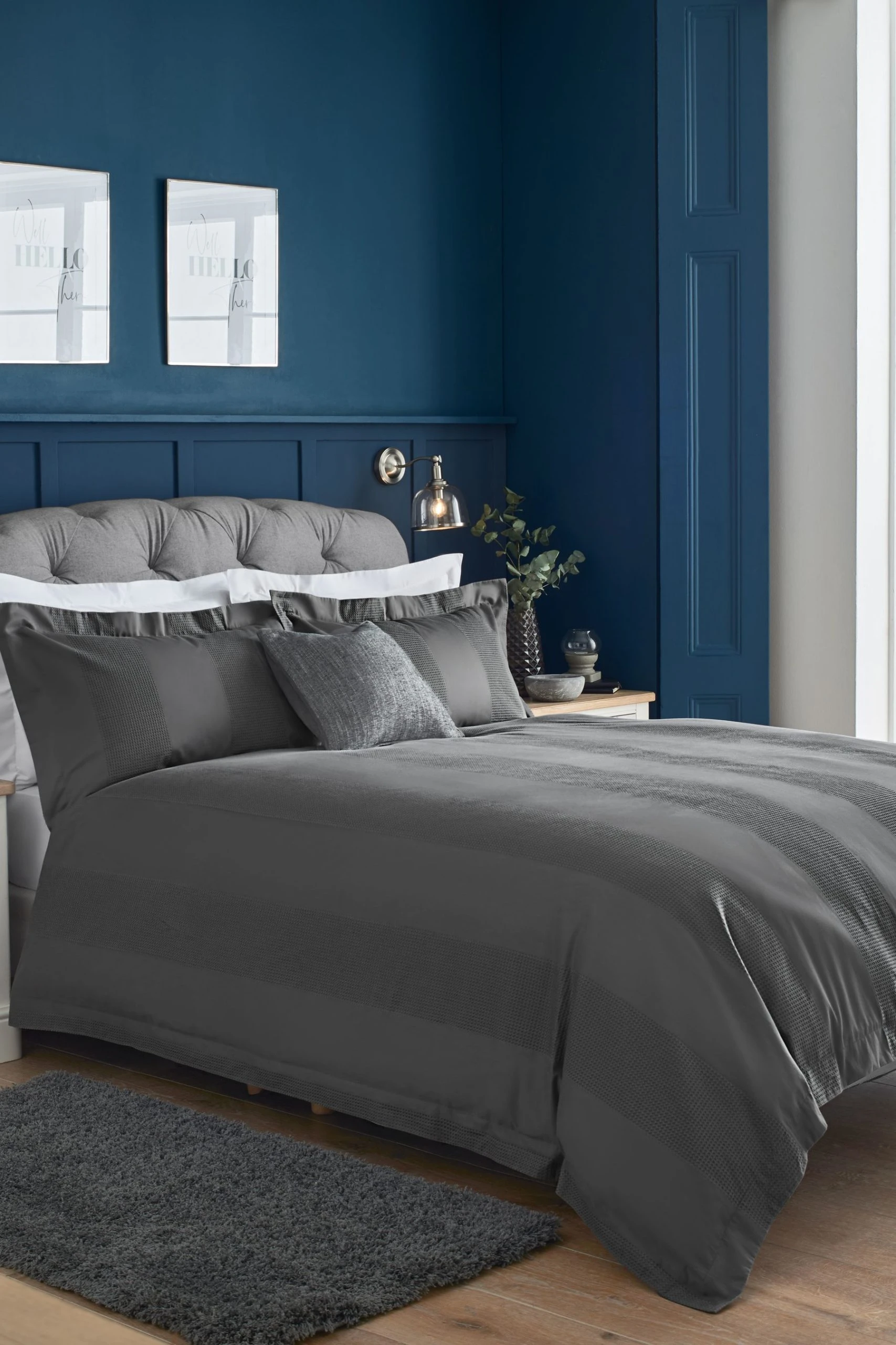 Next Collection Luxe 300 Thread Count 100% Cotton Sateen Duvet Cover And Pillowcase Set 5 Next Collection Luxe 300 Thread Count 100% Cotton Sateen Duvet Cover And Pillowcase Set - Image 3