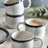 Next Set Of 4 Fenton Reactive Glaze Mugs -Next shop 849642s