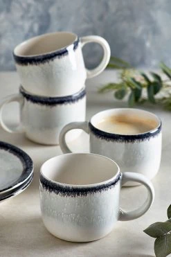 Next Set Of 4 Fenton Reactive Glaze Mugs
