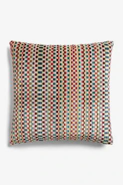 Next Cut Velvet Stripe Cushion -Next shop 901 846s3