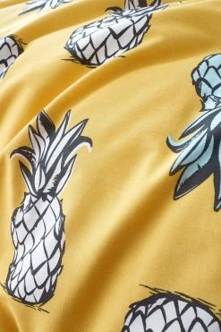 Alternative view of Pineapple Elephant Tupi Pineapple Reversible Cotton Duvet Cover And Pillowcase Set