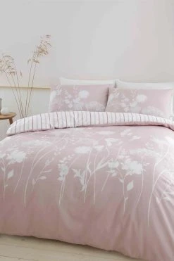 Catherine Lansfield Meadowsweet Floral Duvet Cover And Pillowcase Set