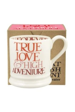 Emma Bridgewater Pink Toast True Love 1/2 Pint Mug Boxed -Next shop A73131s6