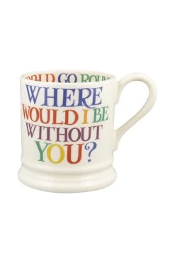 Alternative view of Emma Bridgewater Rainbow Toast Without You 1/2 Pint Mug