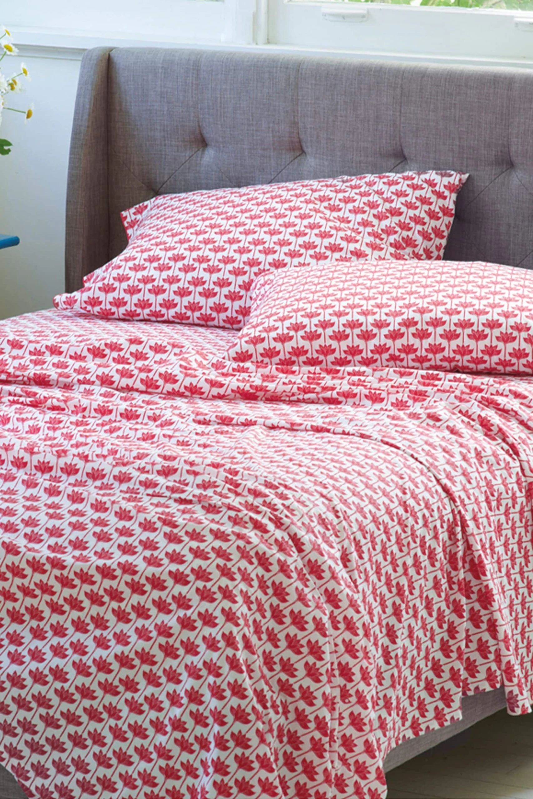 Novogratz Long Stem Lotus Cotton Sheet - Image 2