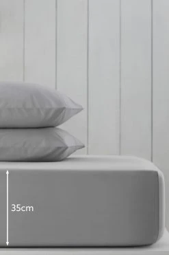 Next 2 Pack Cotton Rich Deep Fitted Sheet 5 Next 2 Pack Cotton Rich Deep Fitted Sheet -Next shop C25771s2