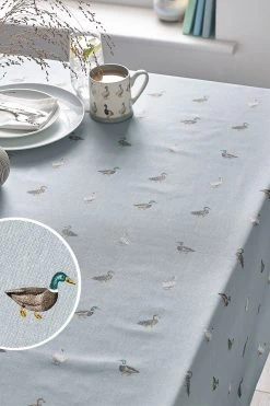 Next Duck Print Wipe Clean Tablecloth