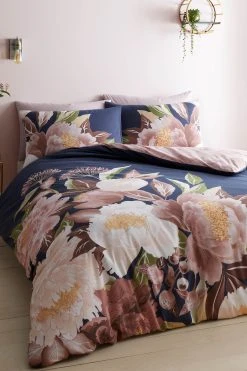 Catherine Lansfield Opulent Floral Duvet Cover And Pillowcase Set