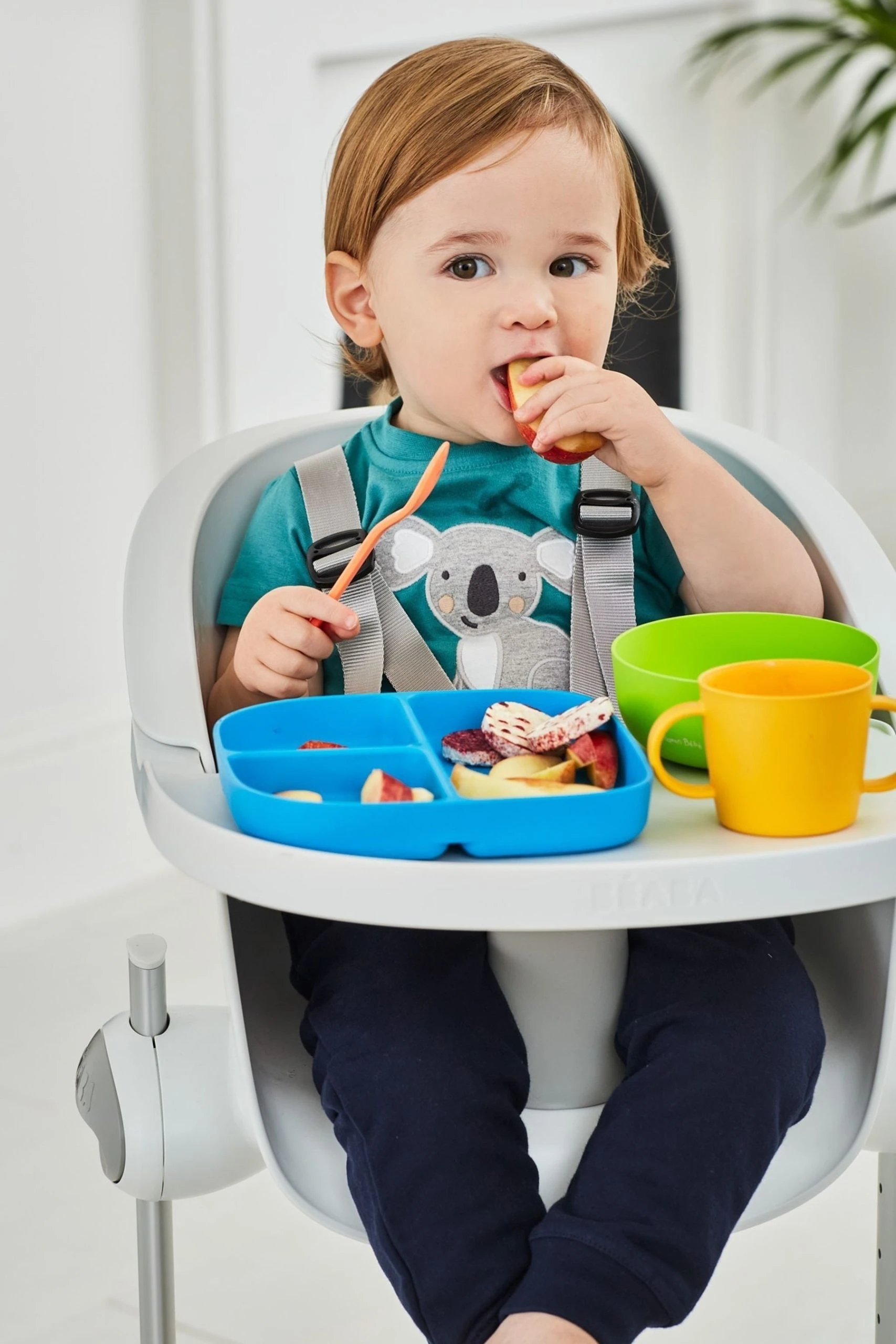 Jojo Maman Bebe JoJo Maman Bébé PLA Plate & Bowl Weaning Set 4 Jojo Maman Bebe JoJo Maman Bébé PLA Plate & Bowl Weaning Set - Image 2