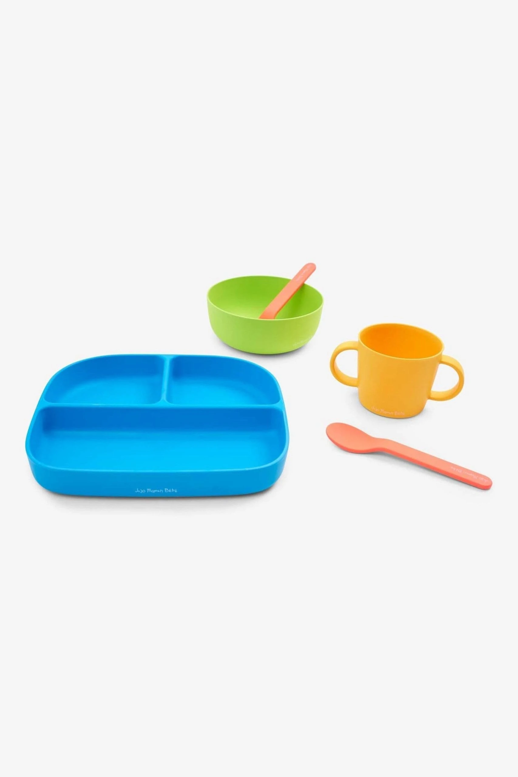 Jojo Maman Bebe JoJo Maman Bébé PLA Plate & Bowl Weaning Set 5 Jojo Maman Bebe JoJo Maman Bébé PLA Plate & Bowl Weaning Set - Image 3