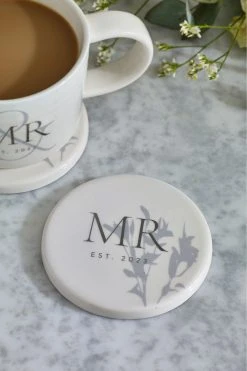 Next Wedding Mr And Mrs Ceramic Coaster