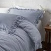 Next Super Soft Double Frill Raw Edge Duvet Cover And Pillowcase Set 2 Next Super Soft Double Frill Raw Edge Duvet Cover And Pillowcase Set -Next shop C64423s