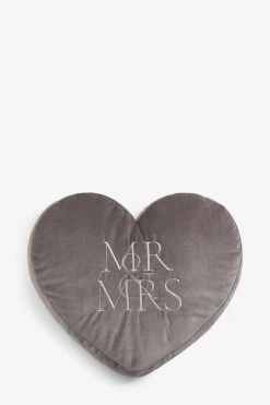Next Mr And Mrs Heart Shaped Cushion -Next shop C85183s2