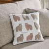 Next Tufted Barnaby Bear Cushion -Next shop C91465s