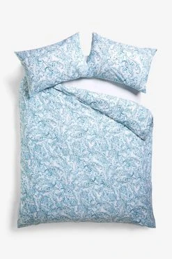 Next Paisley 100% Cotton Duvet Cover And Pillowcase Set 9 Next Paisley 100% Cotton Duvet Cover And Pillowcase Set -Next shop C93 711s4