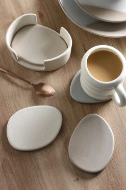 Next Set Of 4 Coasters With Holder