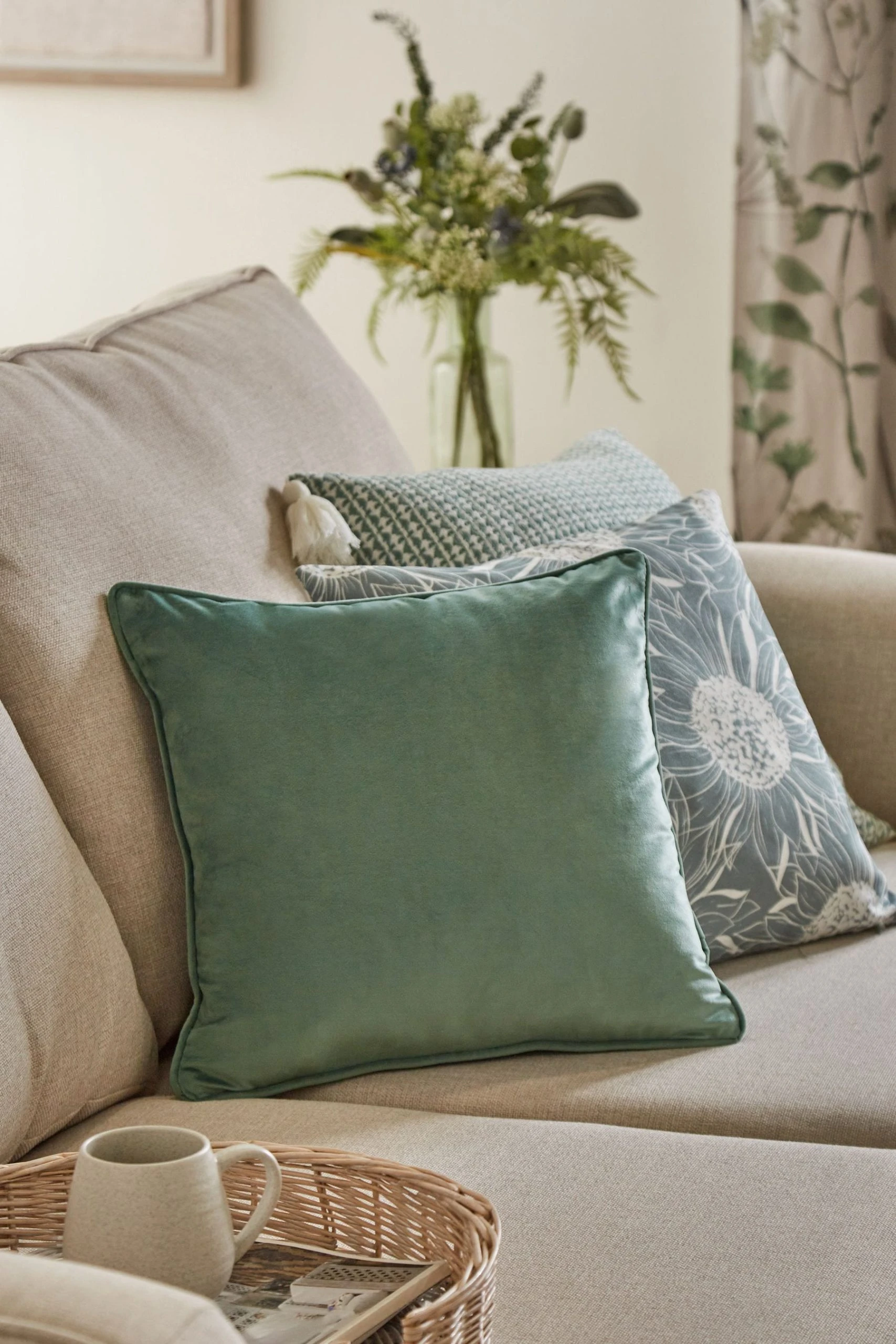 Next Matte Velvet Cushion 3 Next Matte Velvet Cushion