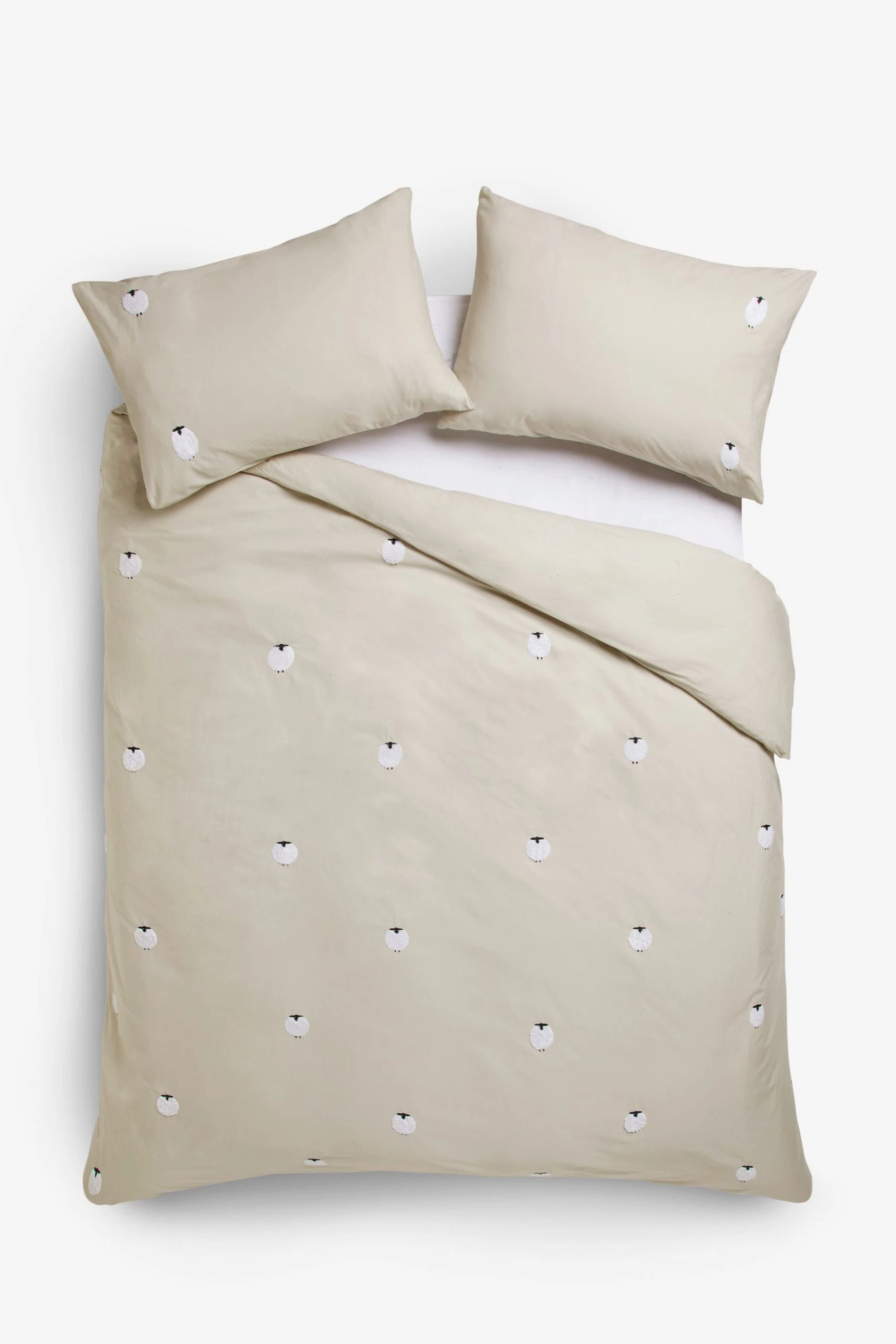 Next Tufted Sheep 100% Cotton Duvet Cover And Pillowcase Set 6 Next Tufted Sheep 100% Cotton Duvet Cover And Pillowcase Set - Image 4