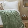 Next Chunky Cable Knit Throw -Next shop M64 386s