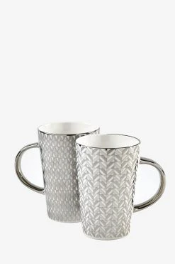 Alternative view of Next Set Of 2 Metallic Geo Mugs