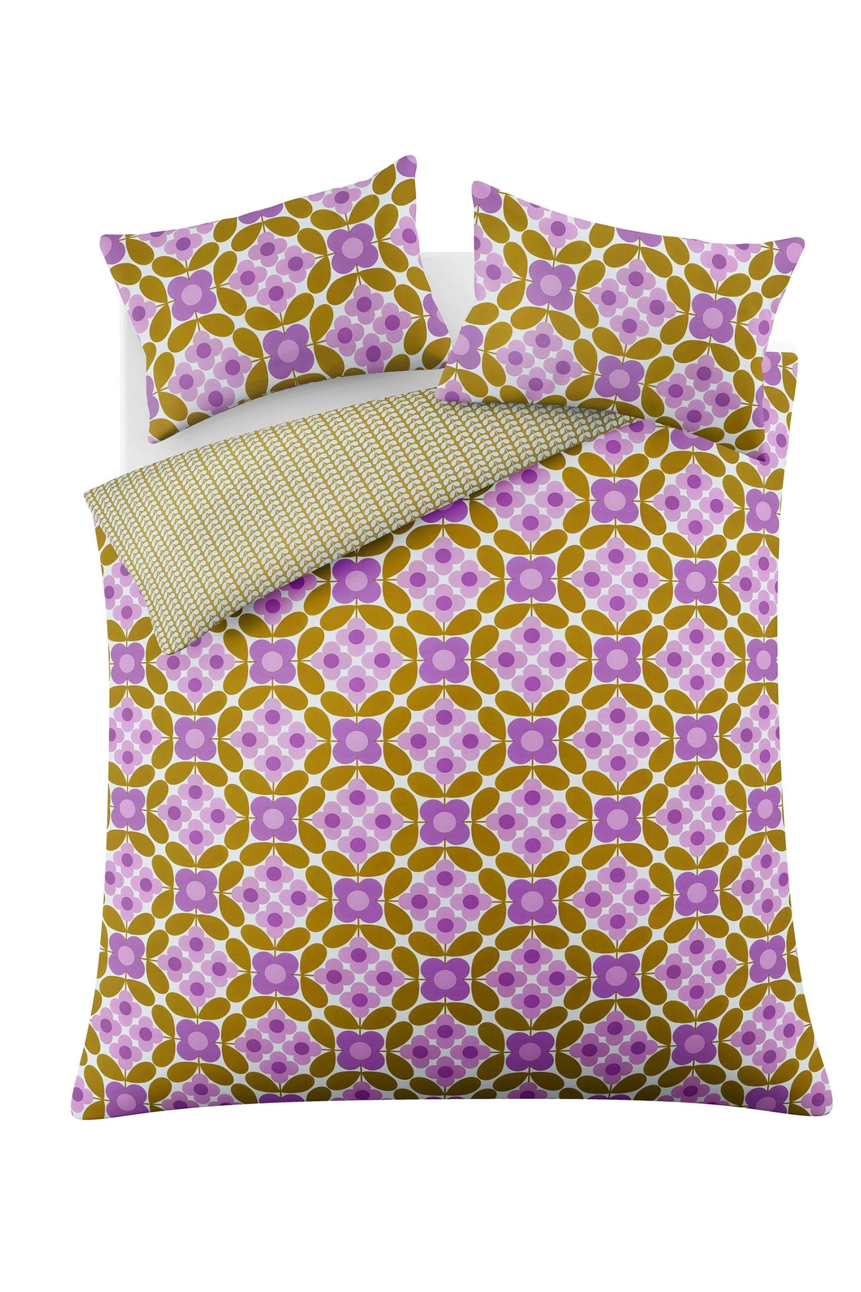Orla Kiely Flower Tile Duvet Cover And Pillowcase Set 6 Orla Kiely Flower Tile Duvet Cover And Pillowcase Set - Image 4
