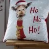 Catherine Lansfield Christmas Giraffe Cushion -Next shop T09979s
