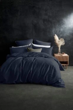 Lazy Linen Set Of 2 100% Washed Linen Pillowcases