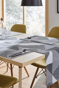 Alternative view of Catherine Lansfield Set Of 2 Larsson Geo Wipeable Placemats