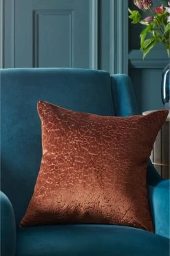 Next Luxurious Cracked Velvet Cushion