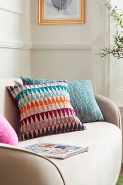 Next Cut Velvet Cushion