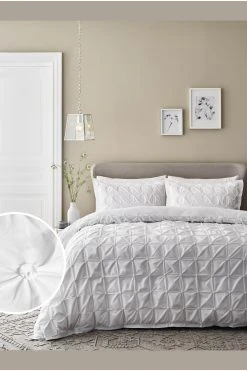 Alternative view of Next Textured Pleats Duvet Cover And Pillowcase Set