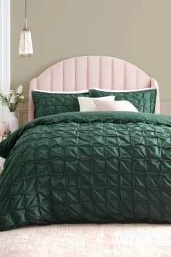 Next Textured Pleats Duvet Cover And Pillowcase Set