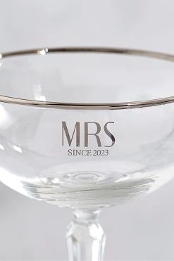 Alternative view of Next Set Of 2 Mr And Mrs Champagne Coupes